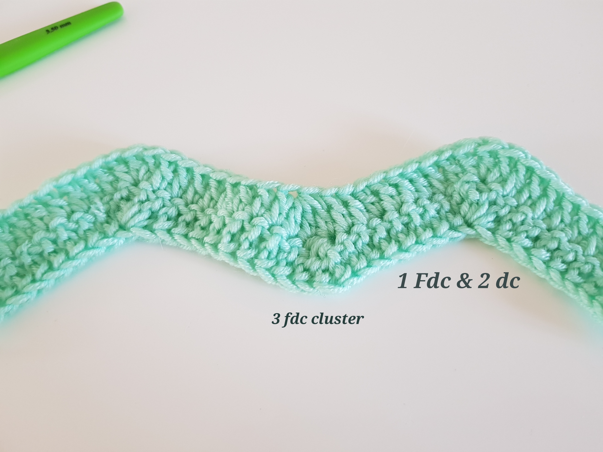 ripple foundation double crochet