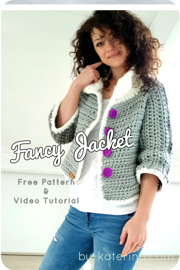 Fancy Jacket. Free Crochet Pattern & Video Tutorial