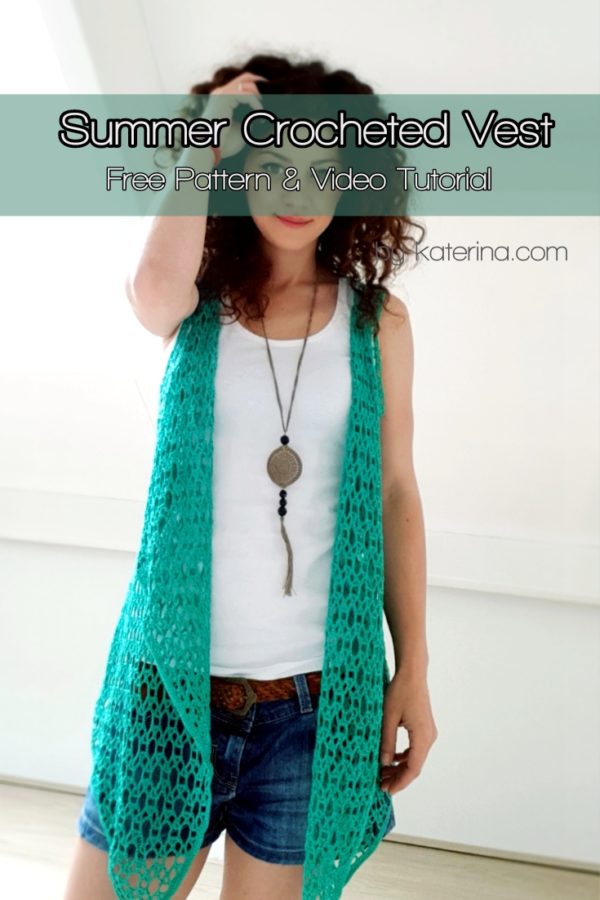Summer crocheted vest – ByKaterina