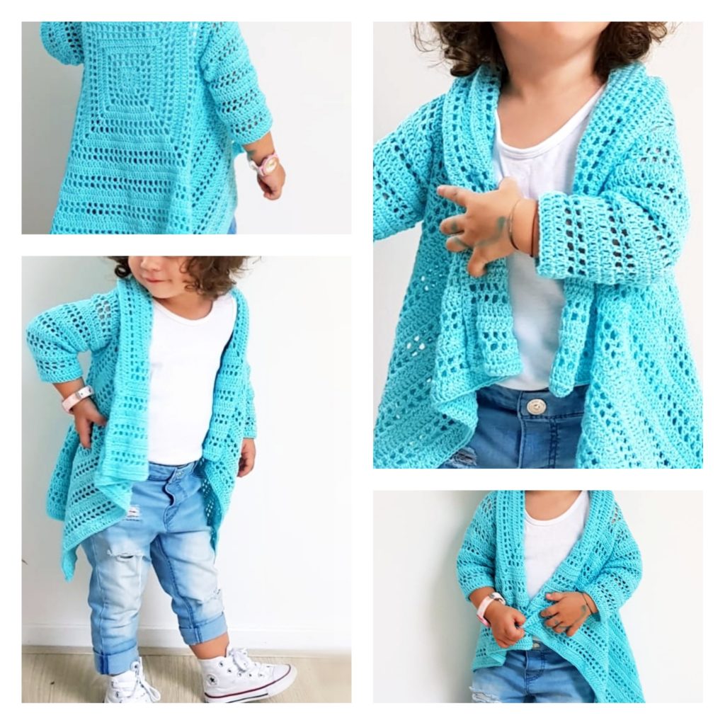 Blue Sky Cardi crochet pattern