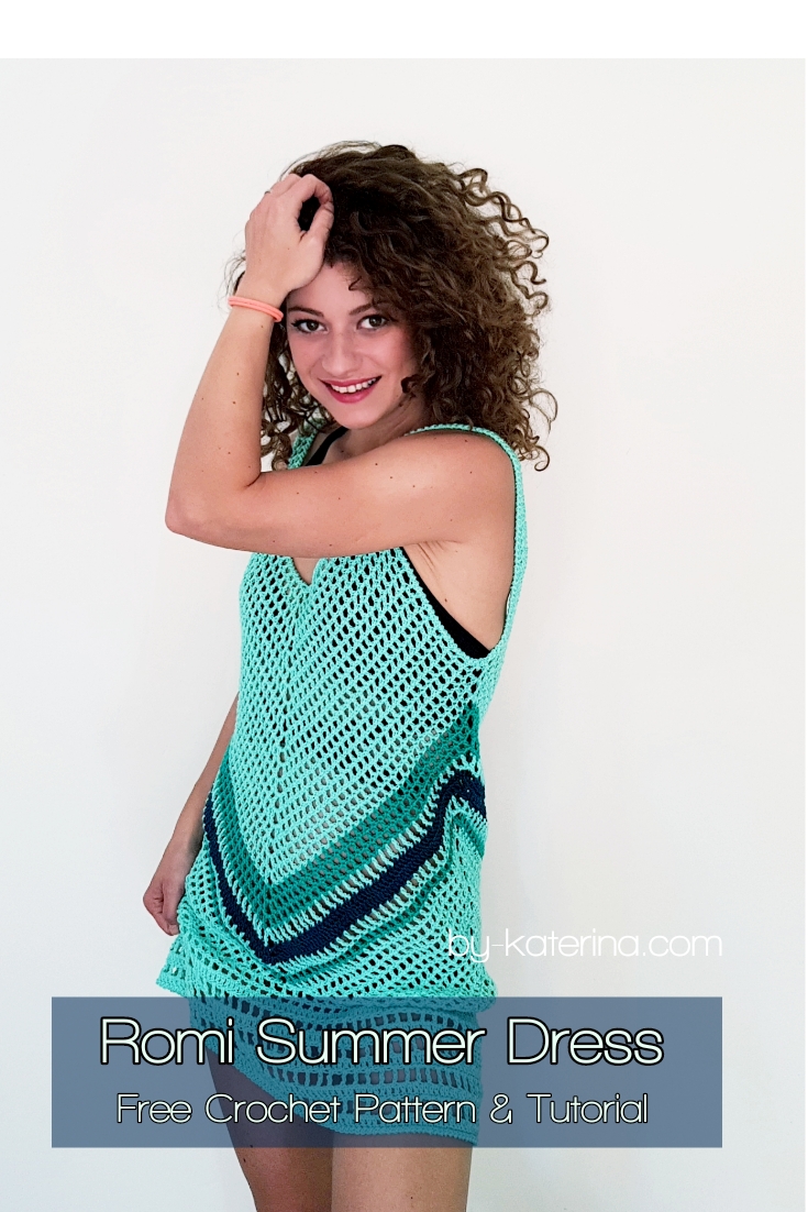 Romi Summer Dress. Free Crochet Pattern & Tutorial