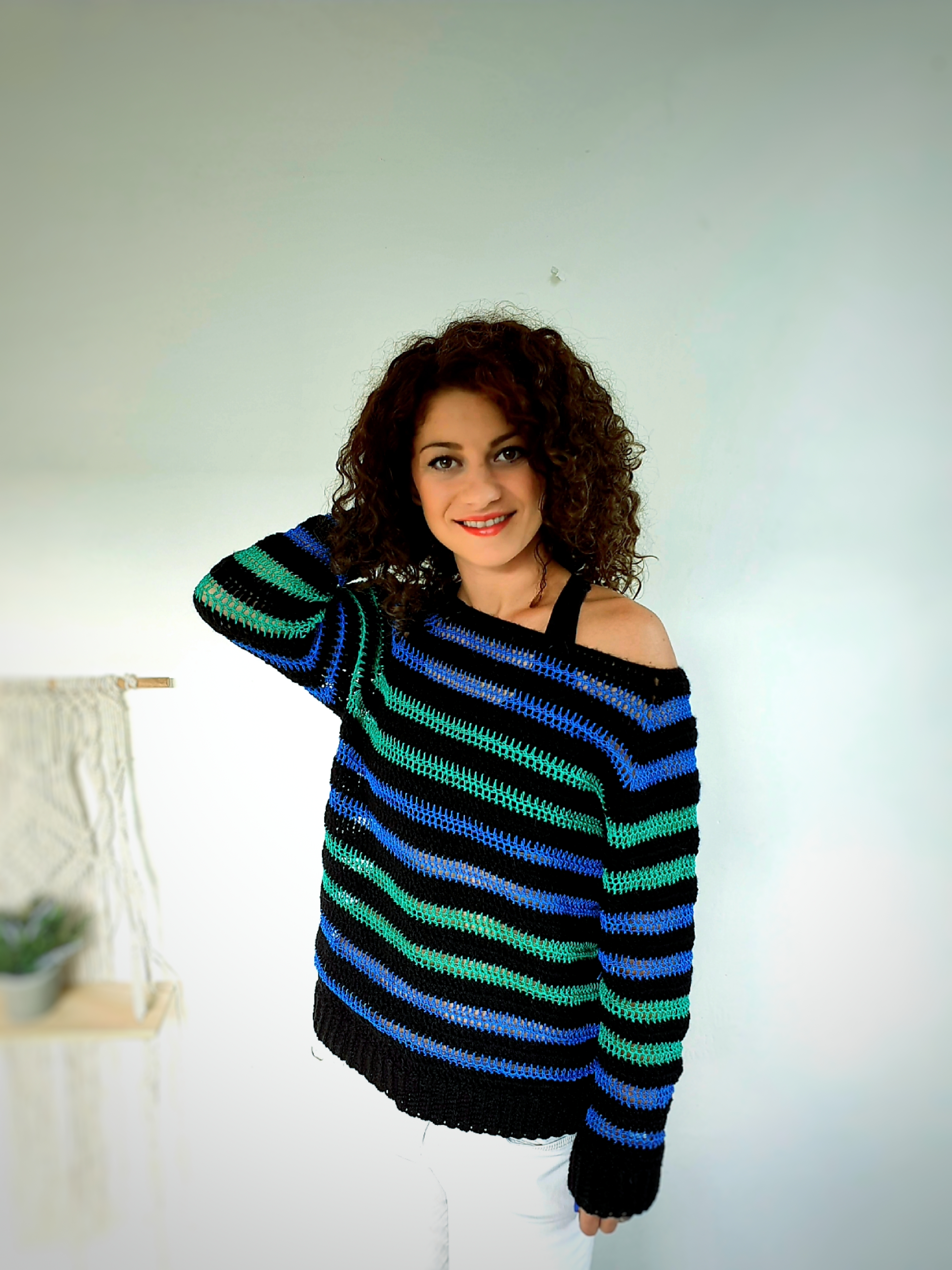 Mixed Up Sweater. Free Pattern & Tutorial
