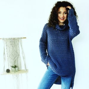 Coaty Sweater. Free Pattern & Video Tutorial