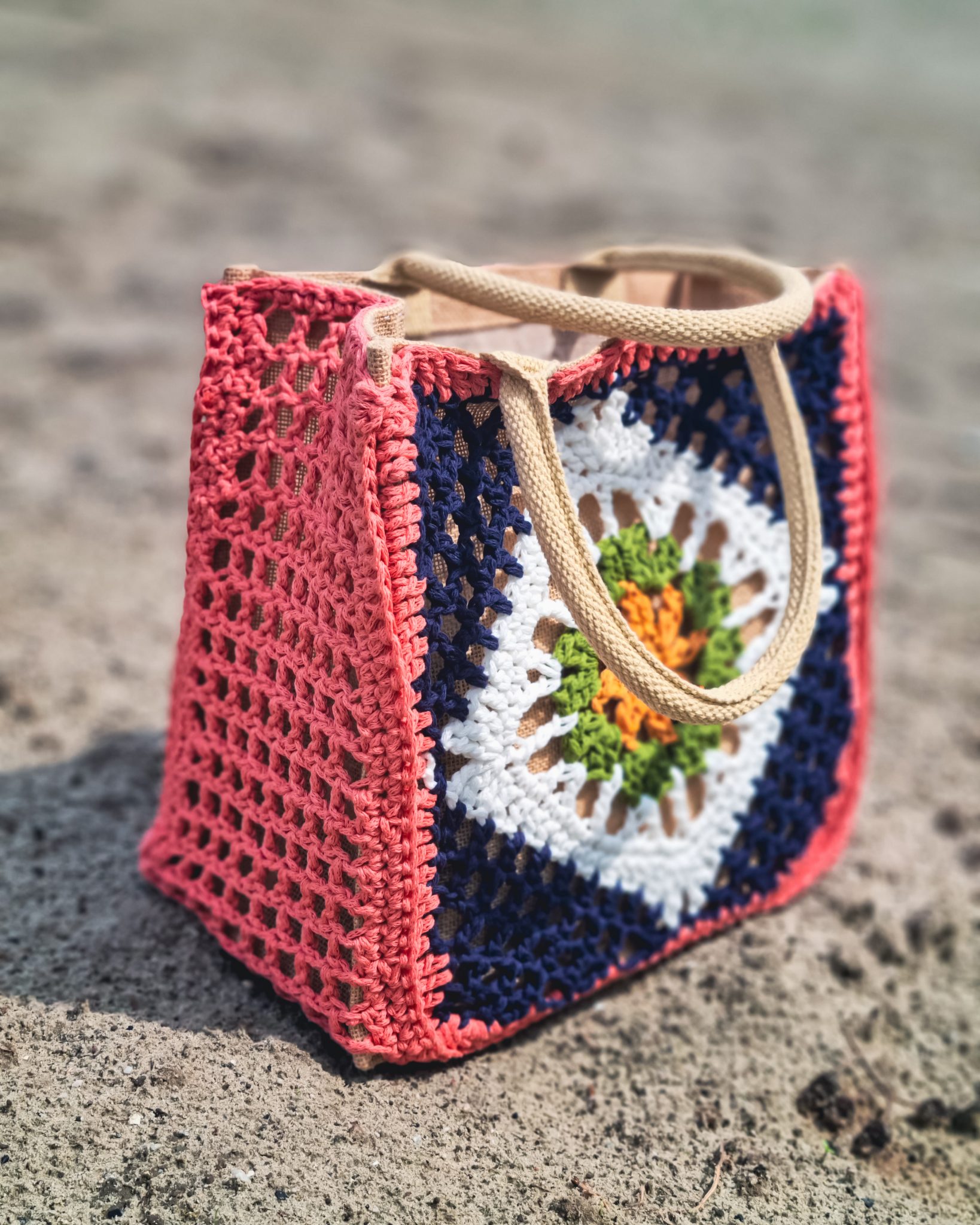 Hessian Bag. Crochet Pattern ByKaterina