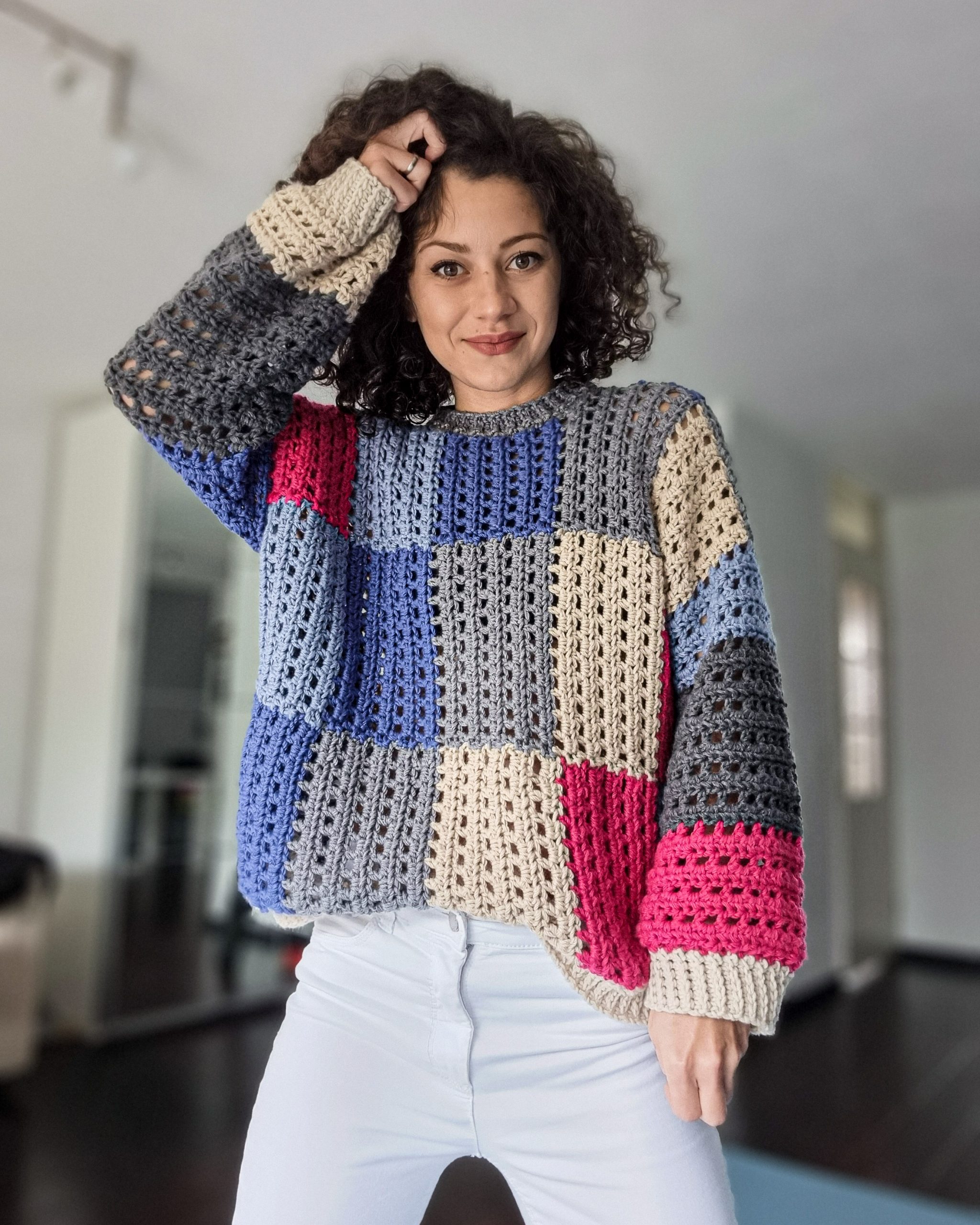 Crochet Pattern//Pane Sweater – ByKaterina