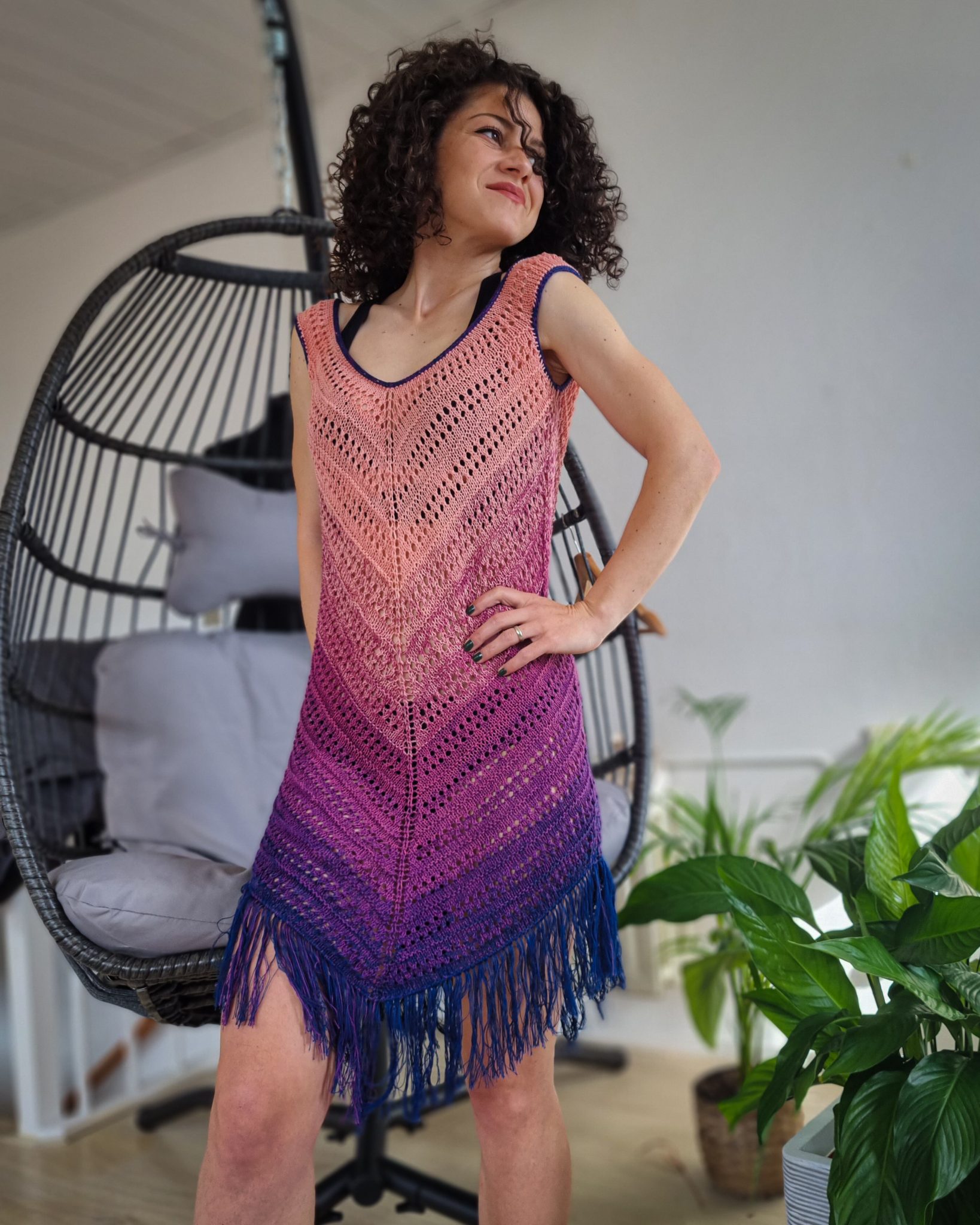 Sea Breeze Cover Up. Knitting Pattern ByKaterina