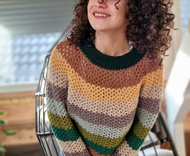 ColorFall Sweater. Crochet Pattern