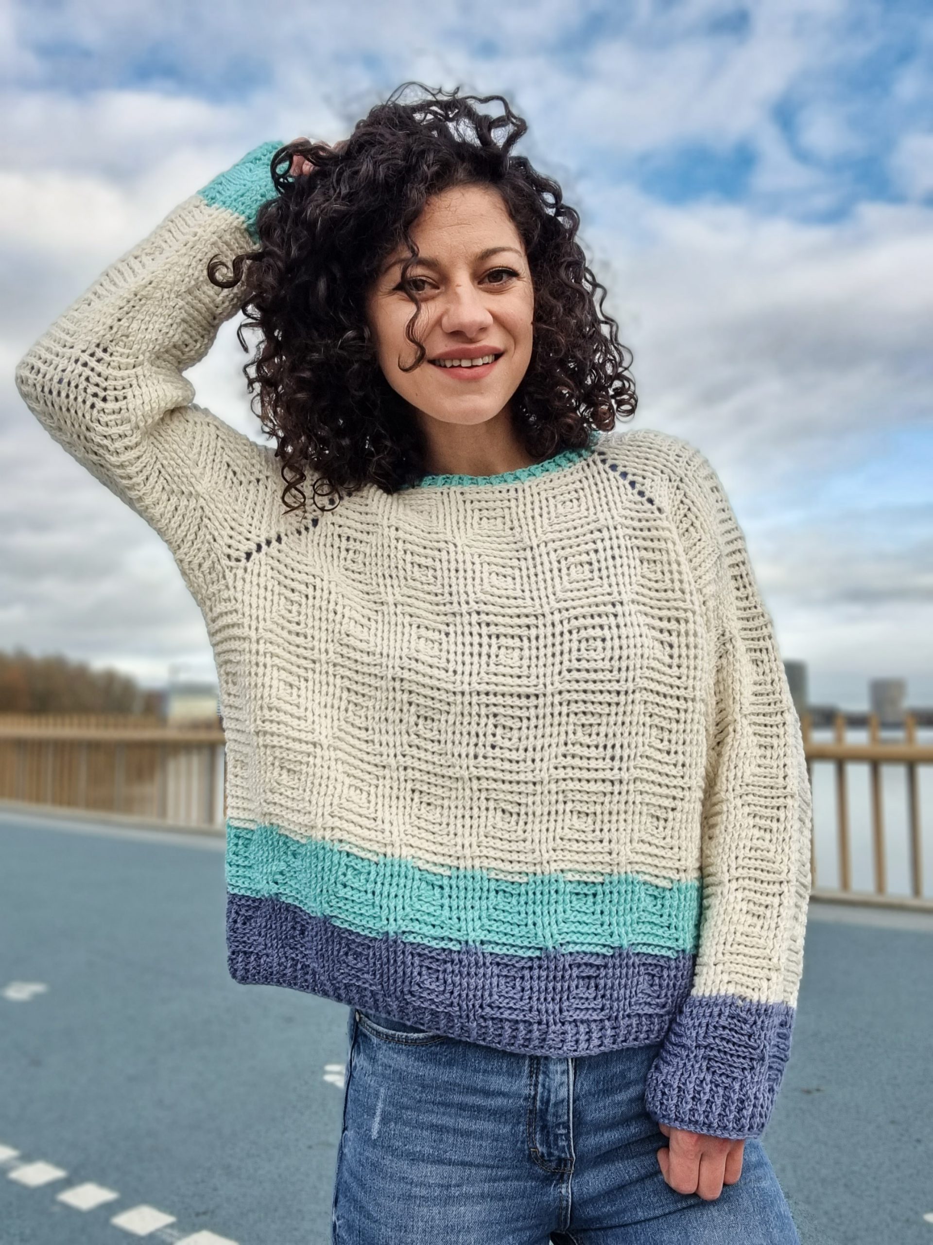 Easy Child Crochet Sweater Pattern - Briana K Designs