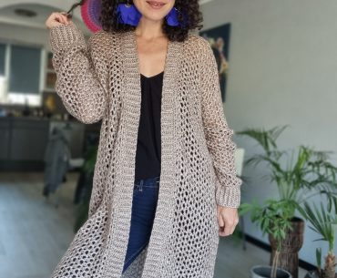 Good Vibes Cardigan – Creating your own Cardigan with Crochet. Step by Step Instructions