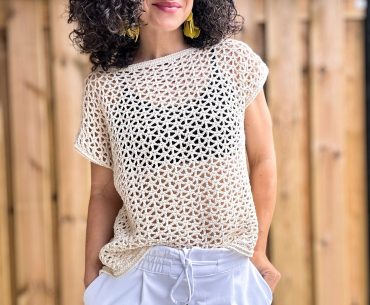 Lace Meadow Tee: Free Crochet Pattern for the Perfect Summer T-shirt